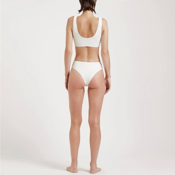 Myra Swim Diego Top in Vanilla, size medium - Picture 2 of 3